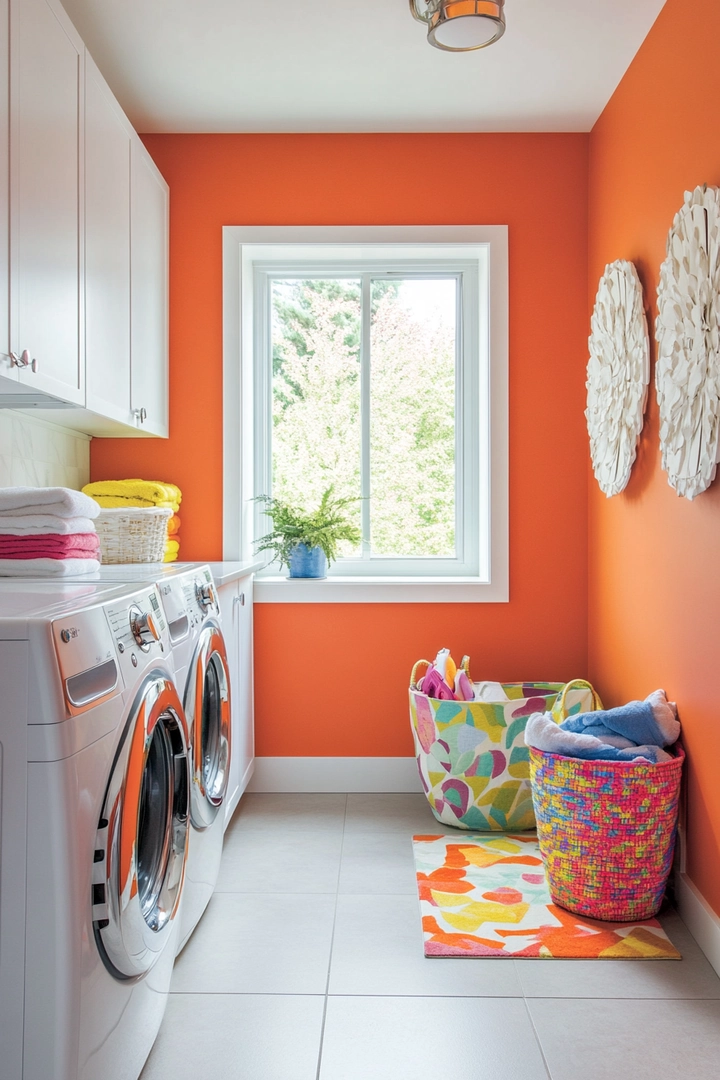 fun laundry room colors 32