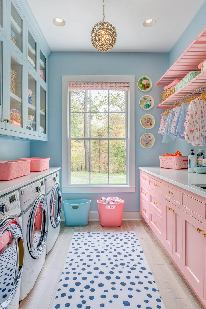 fun laundry room colors 34