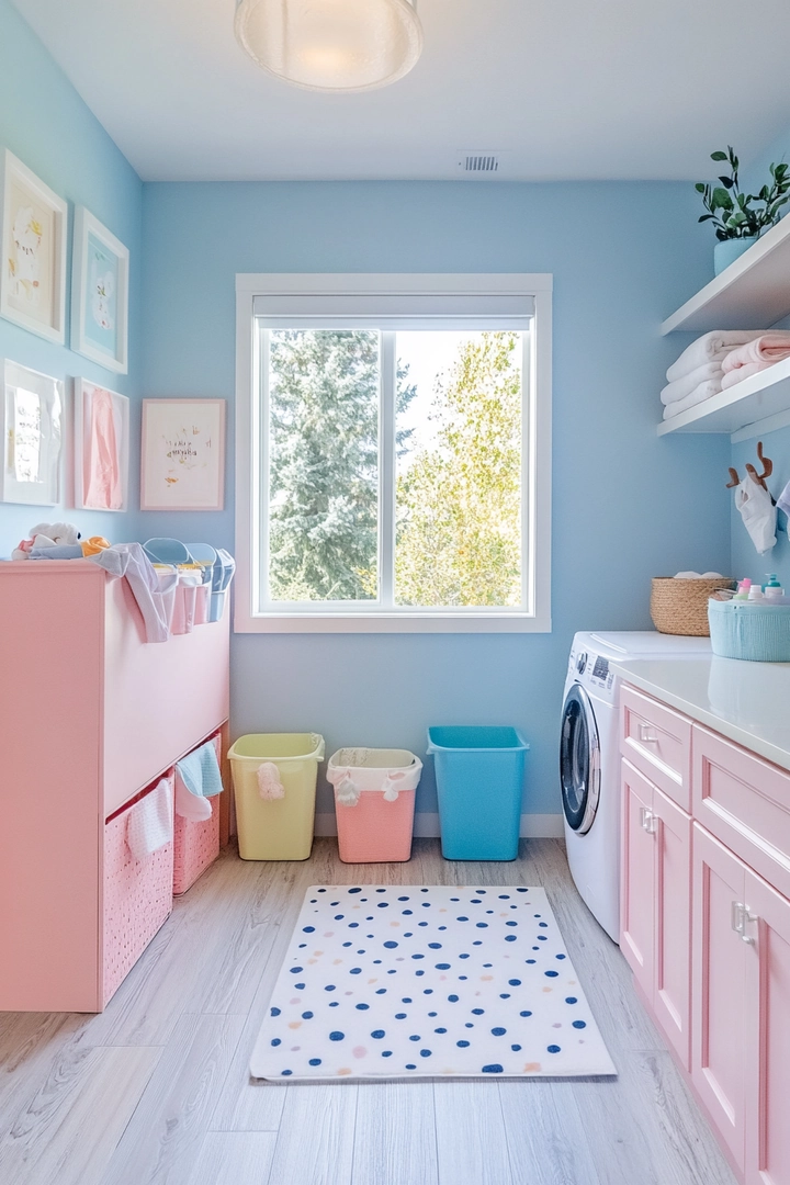 fun laundry room colors 36