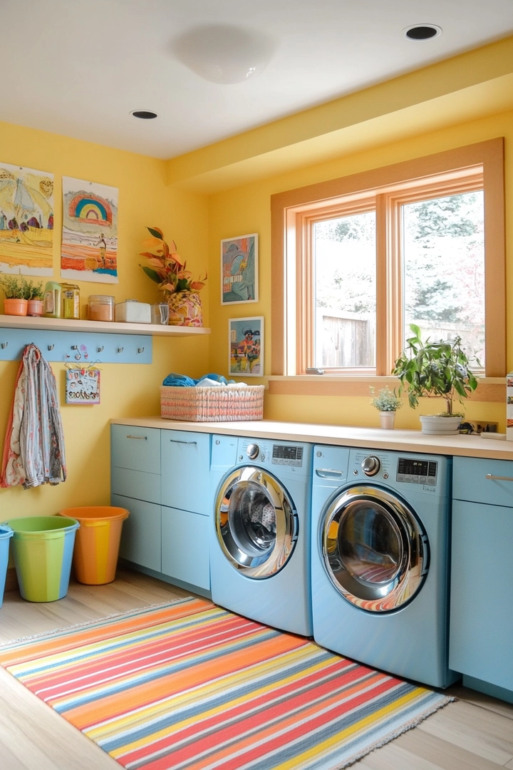 fun laundry room colors 41