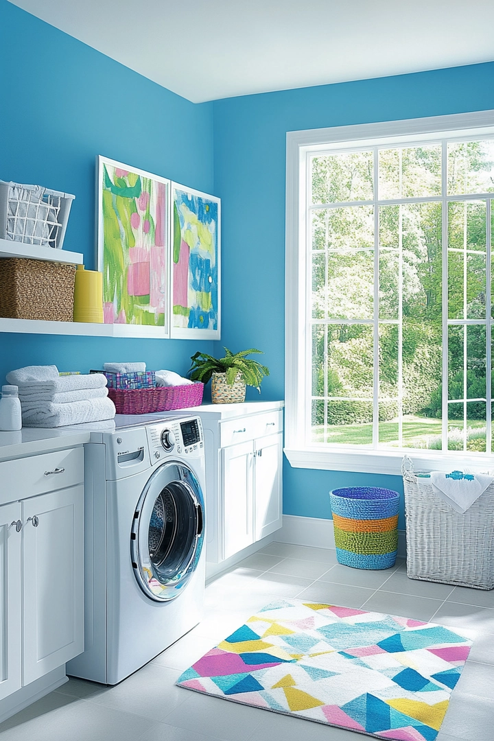 fun laundry room colors 48