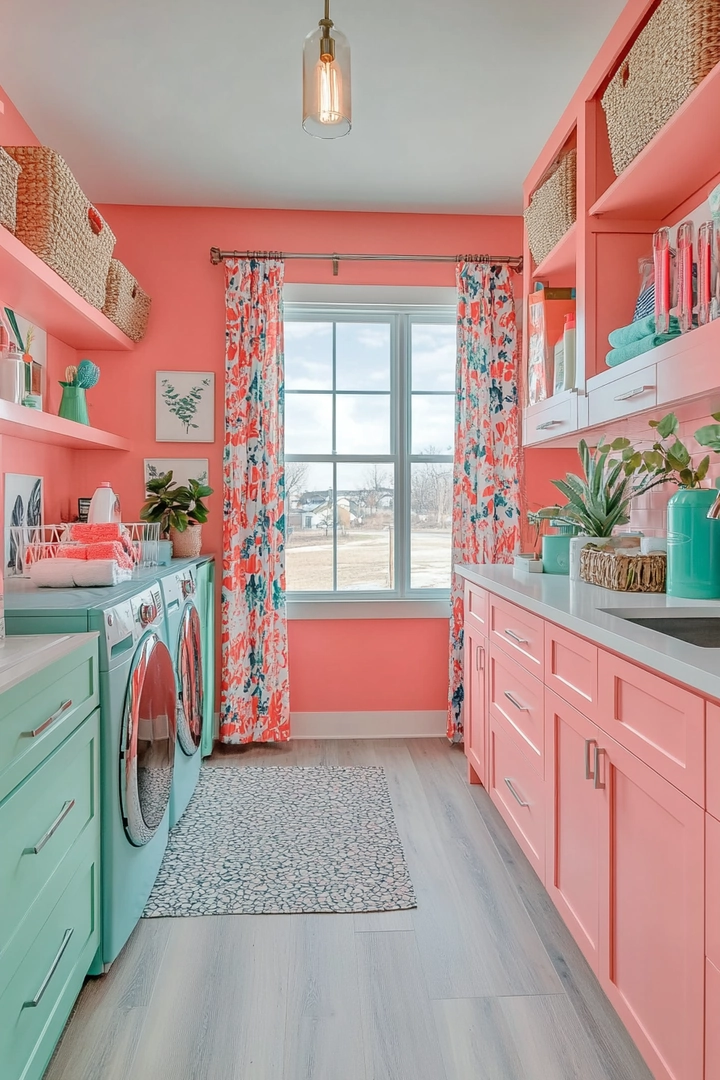 fun laundry room colors 49