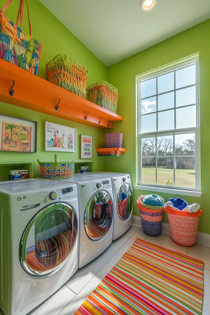 fun laundry room colors 5