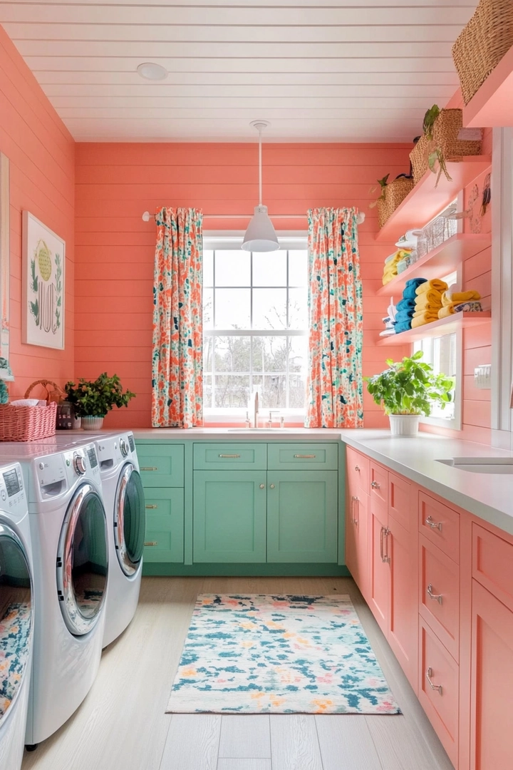 fun laundry room colors 51