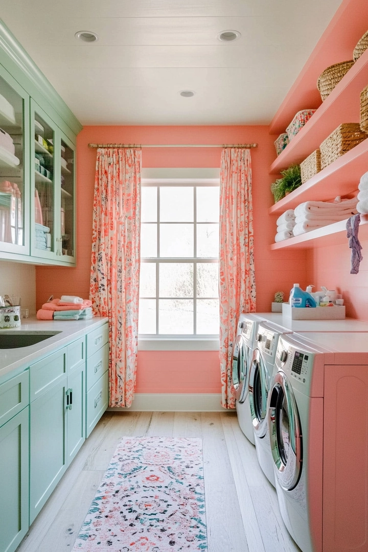 fun laundry room colors 52