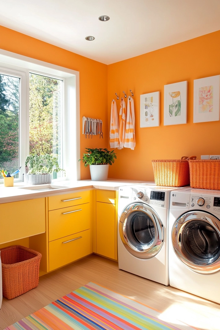 fun laundry room colors 56