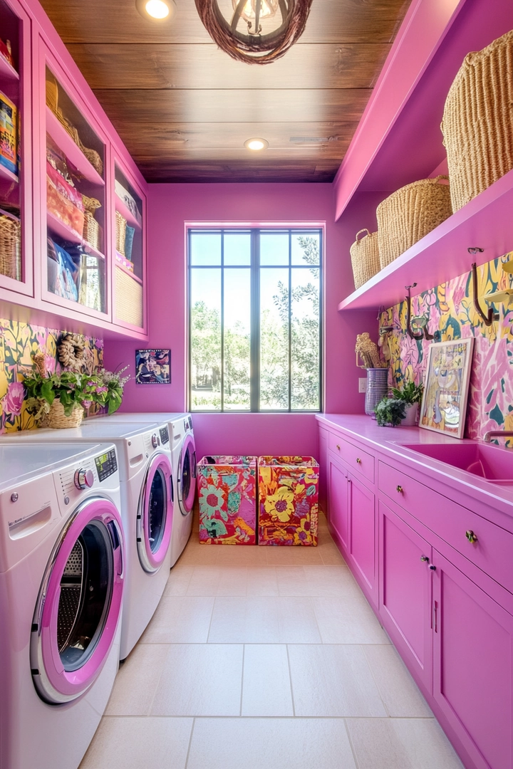 fun laundry room colors 57