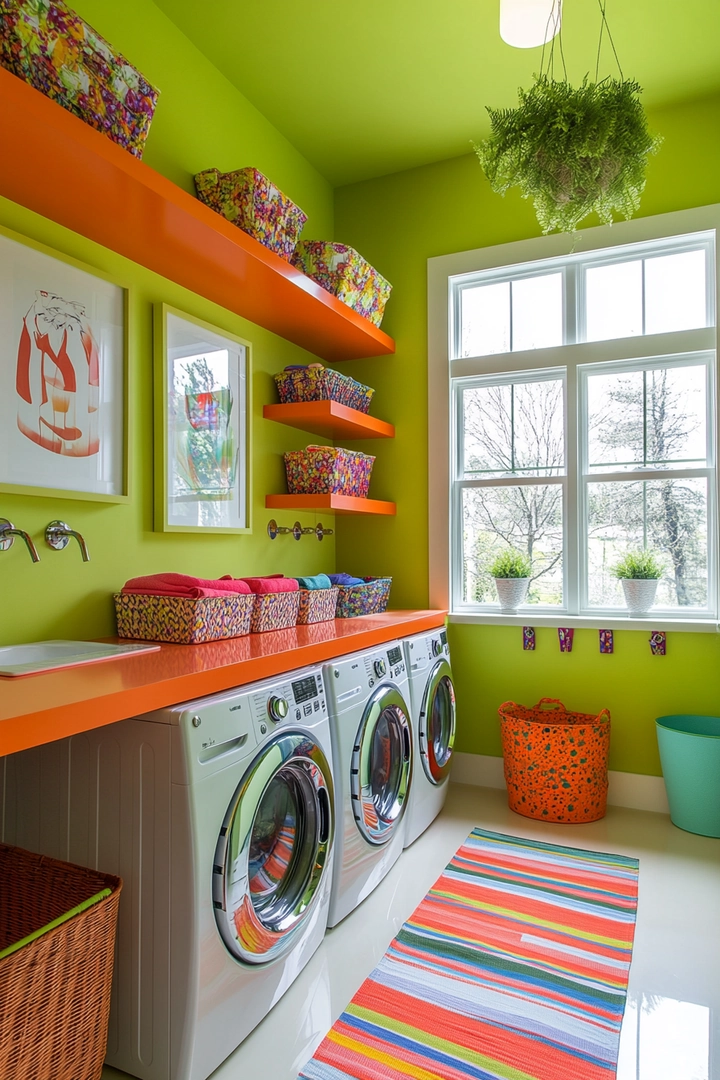 fun laundry room colors 6