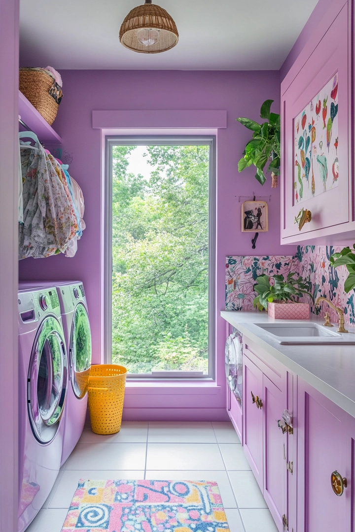 fun laundry room colors 60