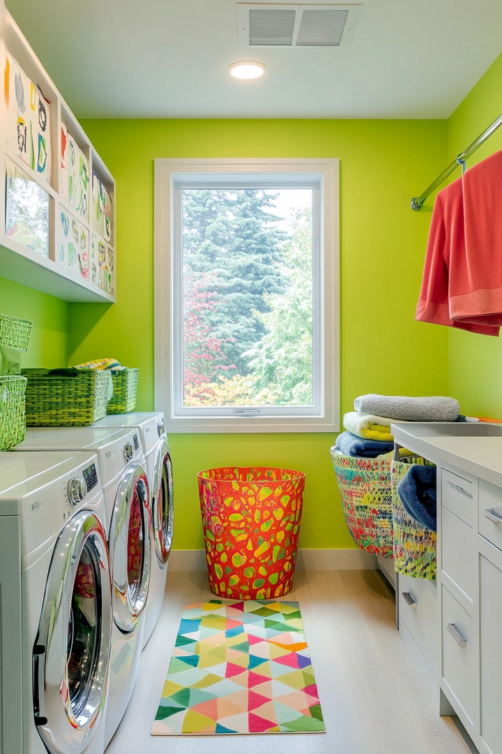 fun laundry room colors 62