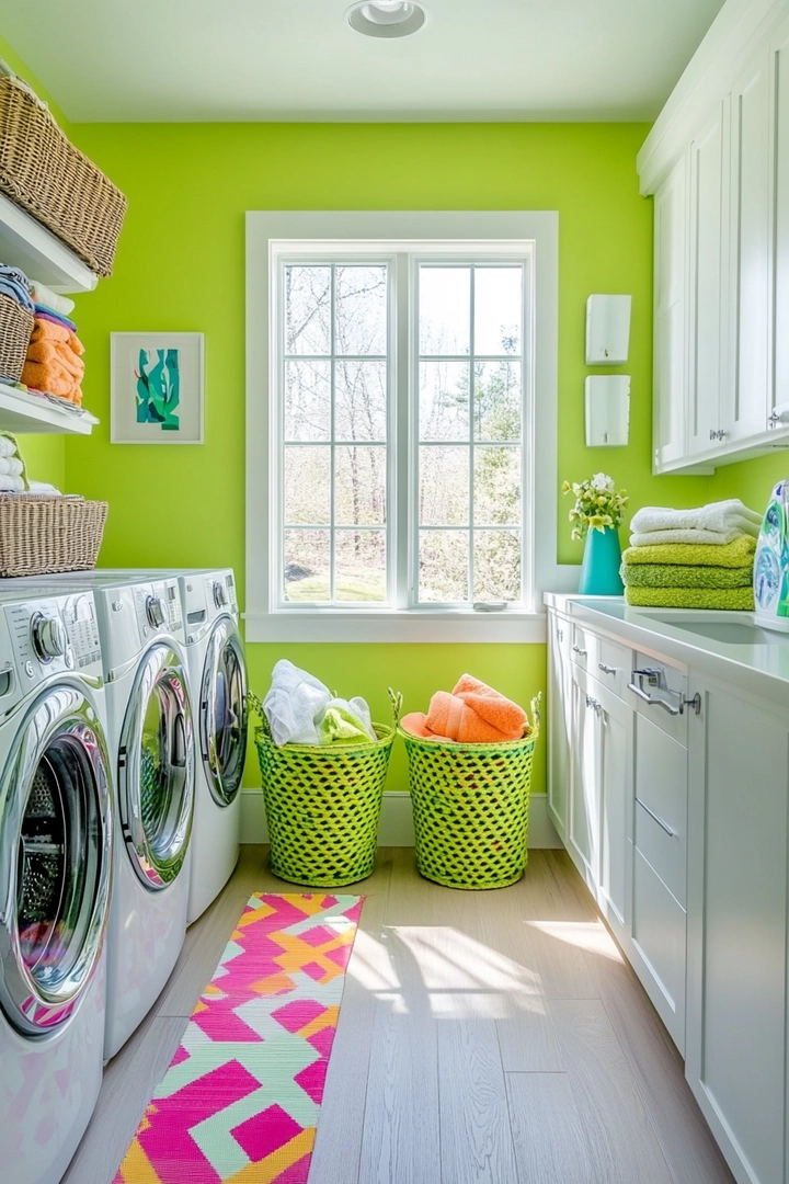 fun laundry room colors 63