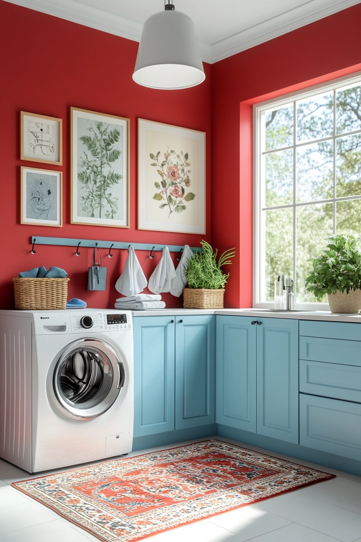 fun laundry room colors 65