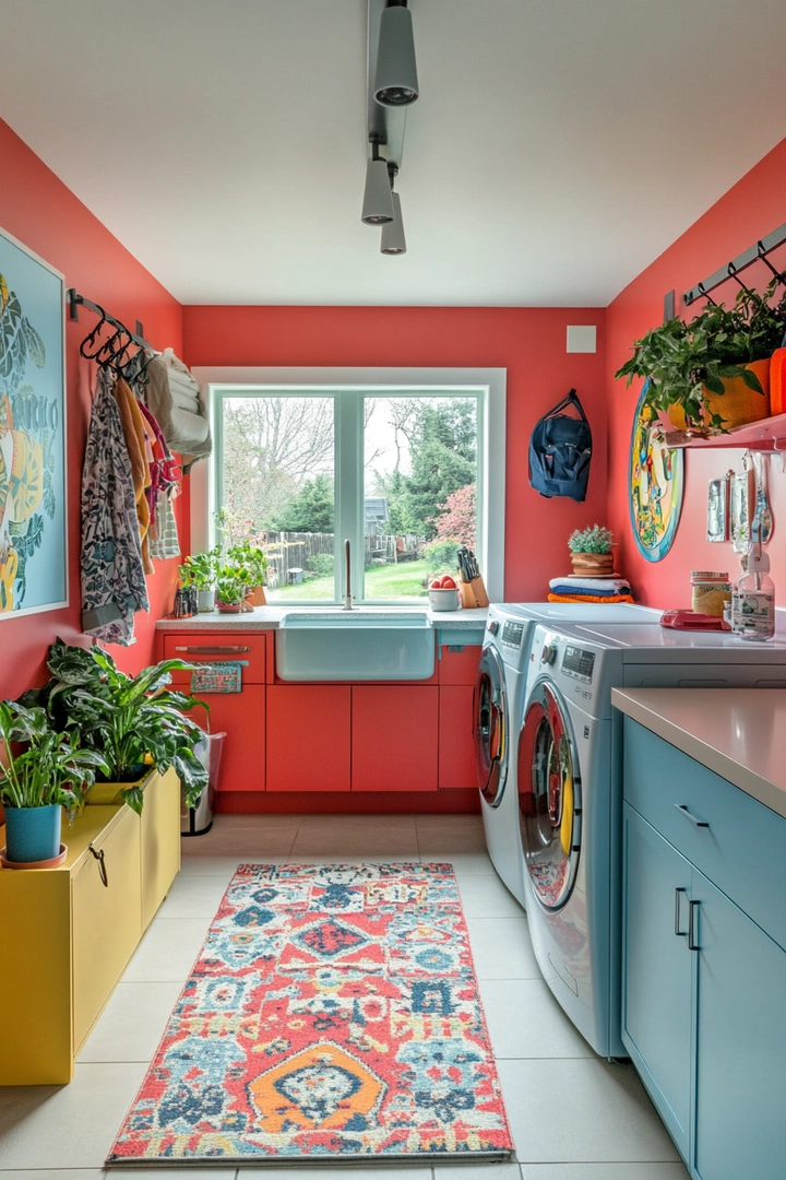 fun laundry room colors 66