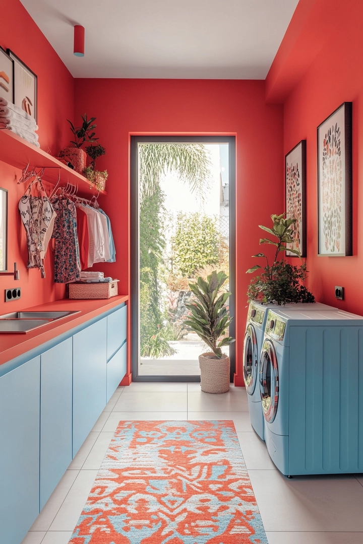 fun laundry room colors 67