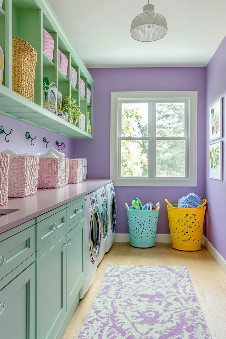 fun laundry room colors 69