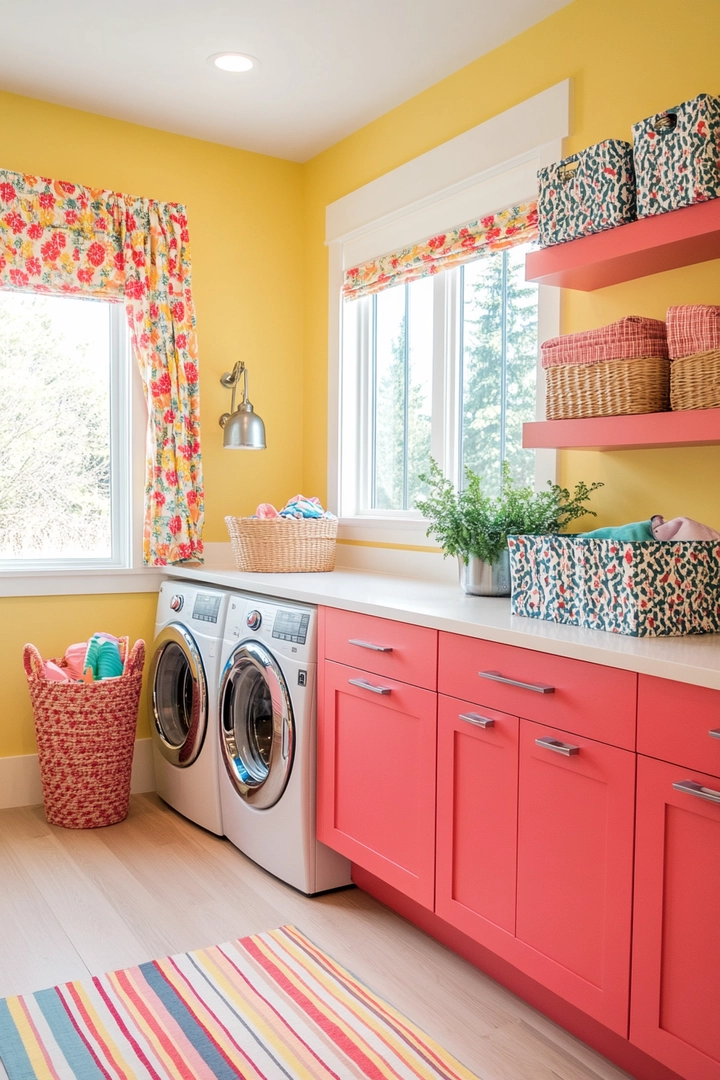 fun laundry room colors 79