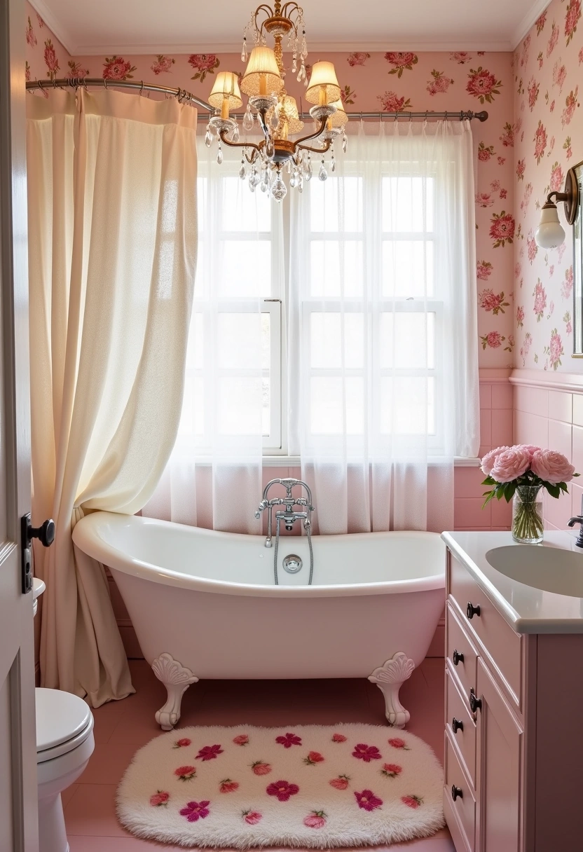 girly bathroom decor ideas 1