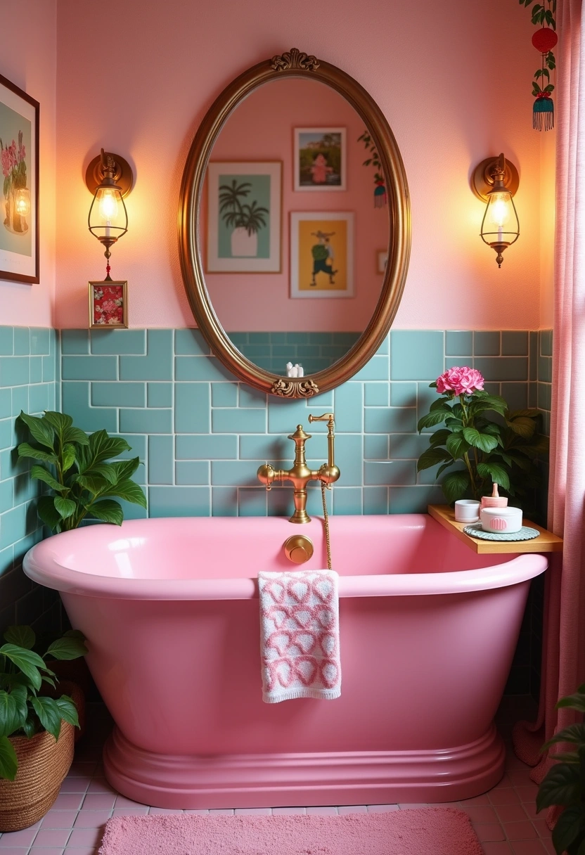 girly bathroom decor ideas 11