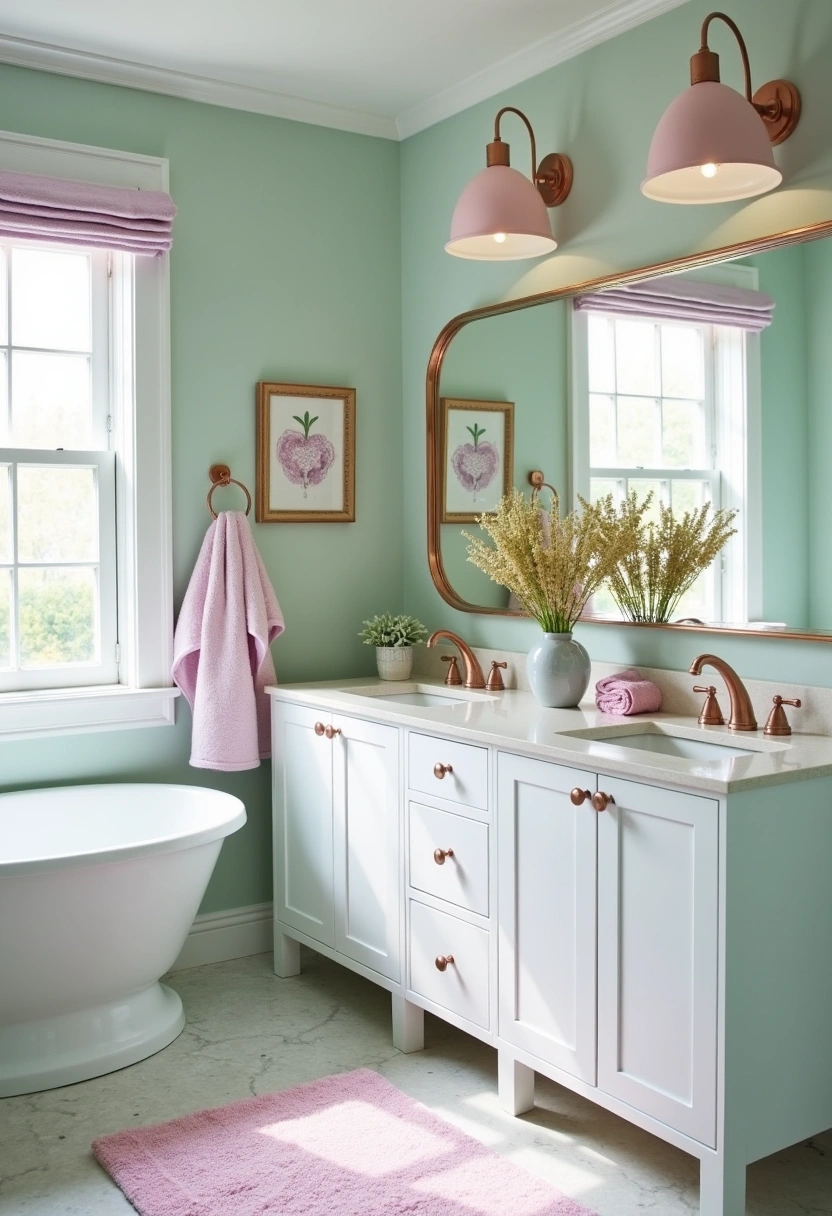 girly bathroom decor ideas 2