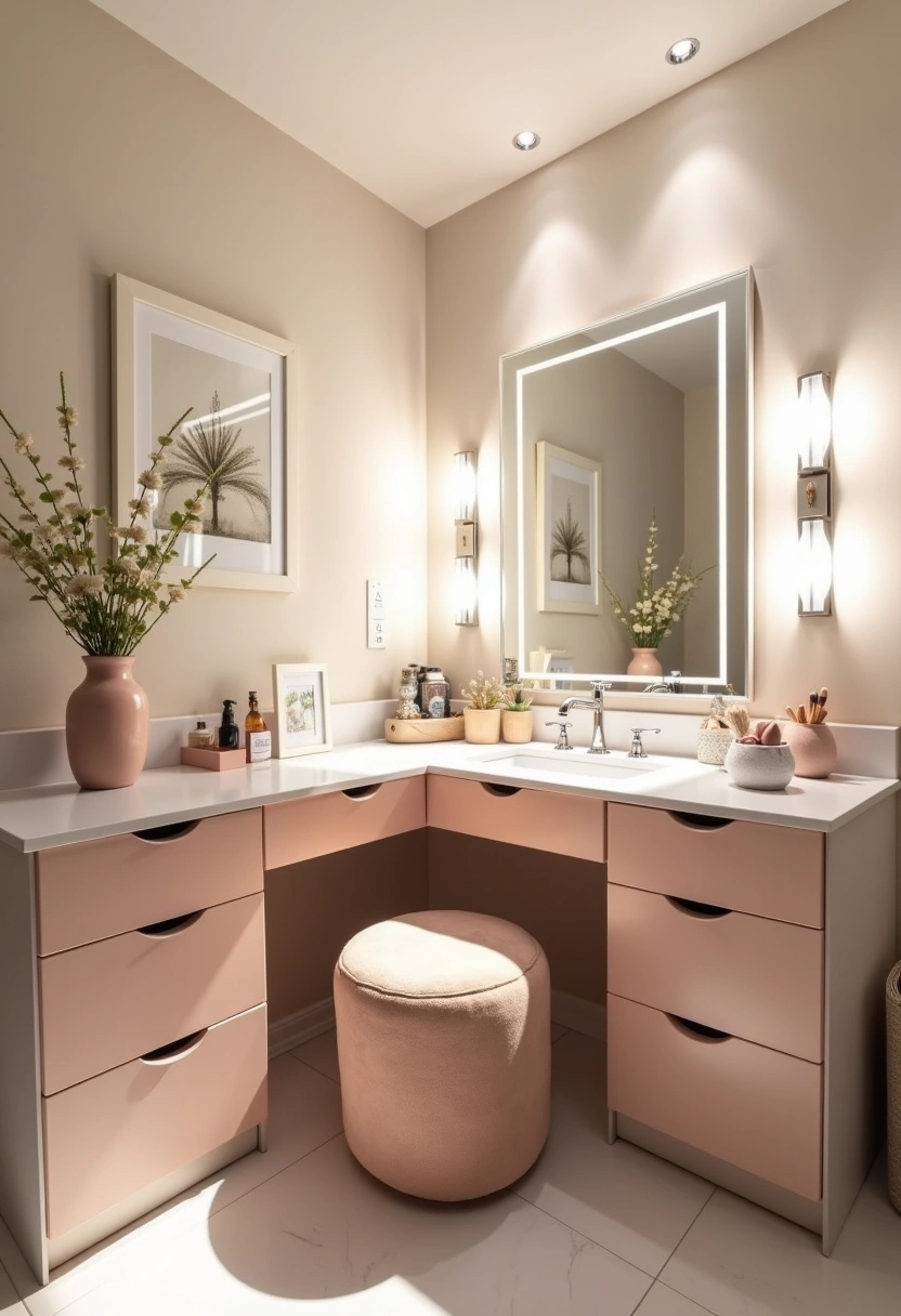 girly bathroom ideas for women 12