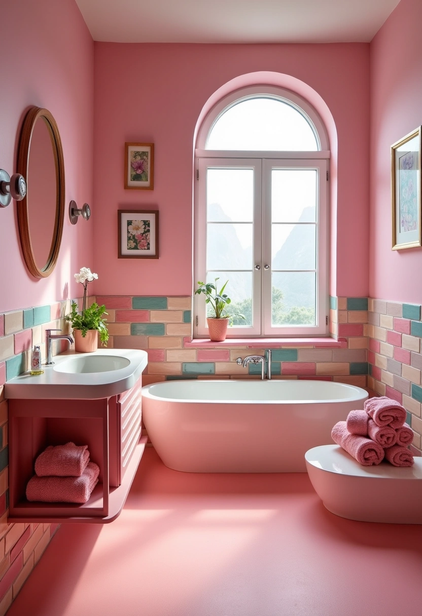 girly bathroom ideas for women 14