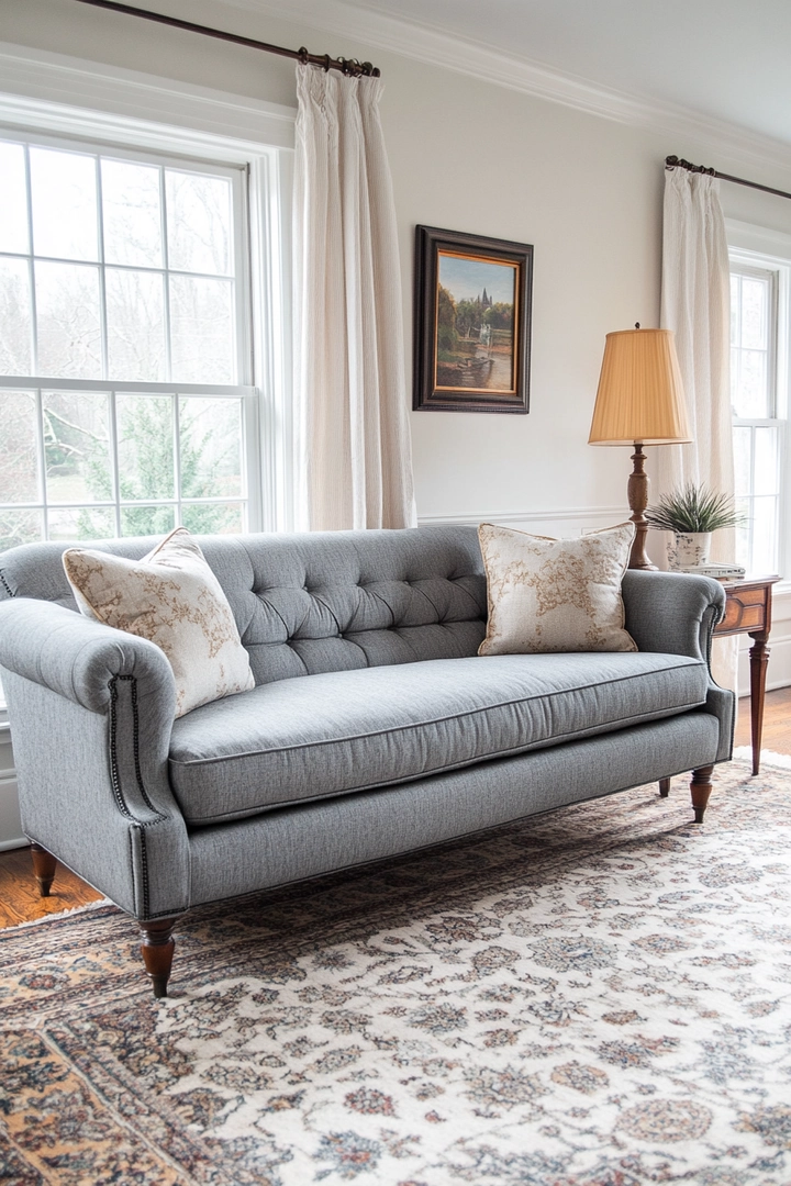 gray couch living room ideas 46