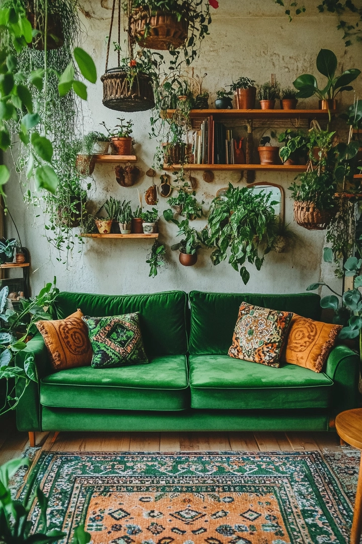 green living room ideas 11