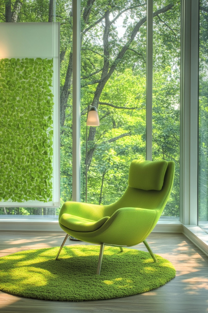 green living room ideas 14