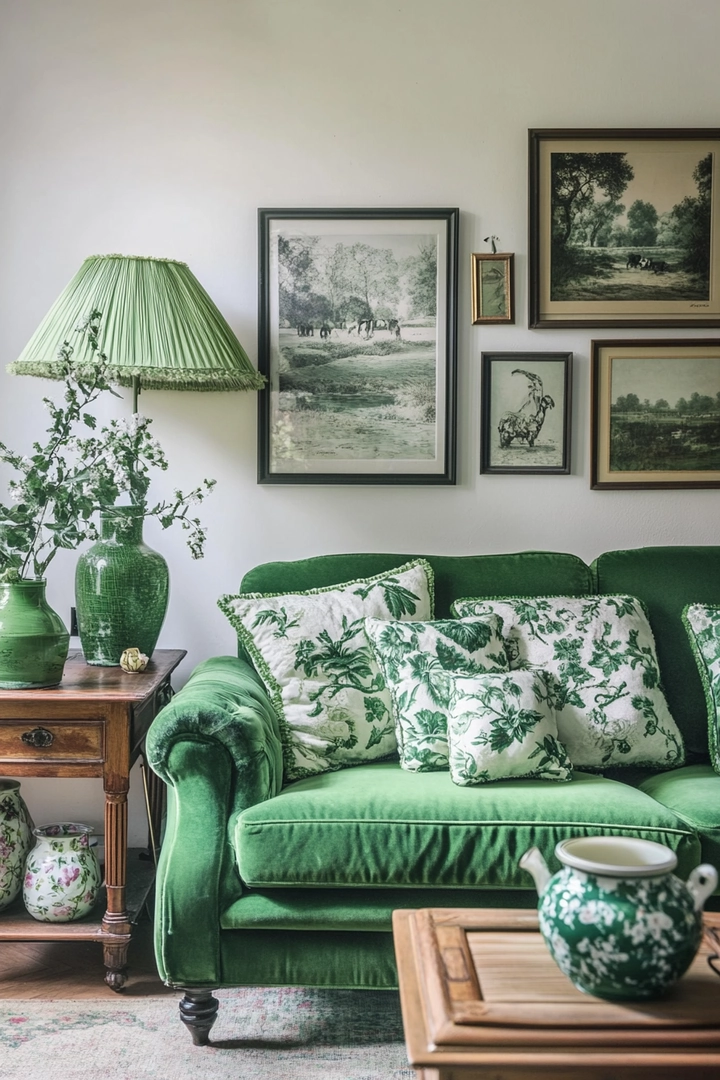 green living room ideas 18