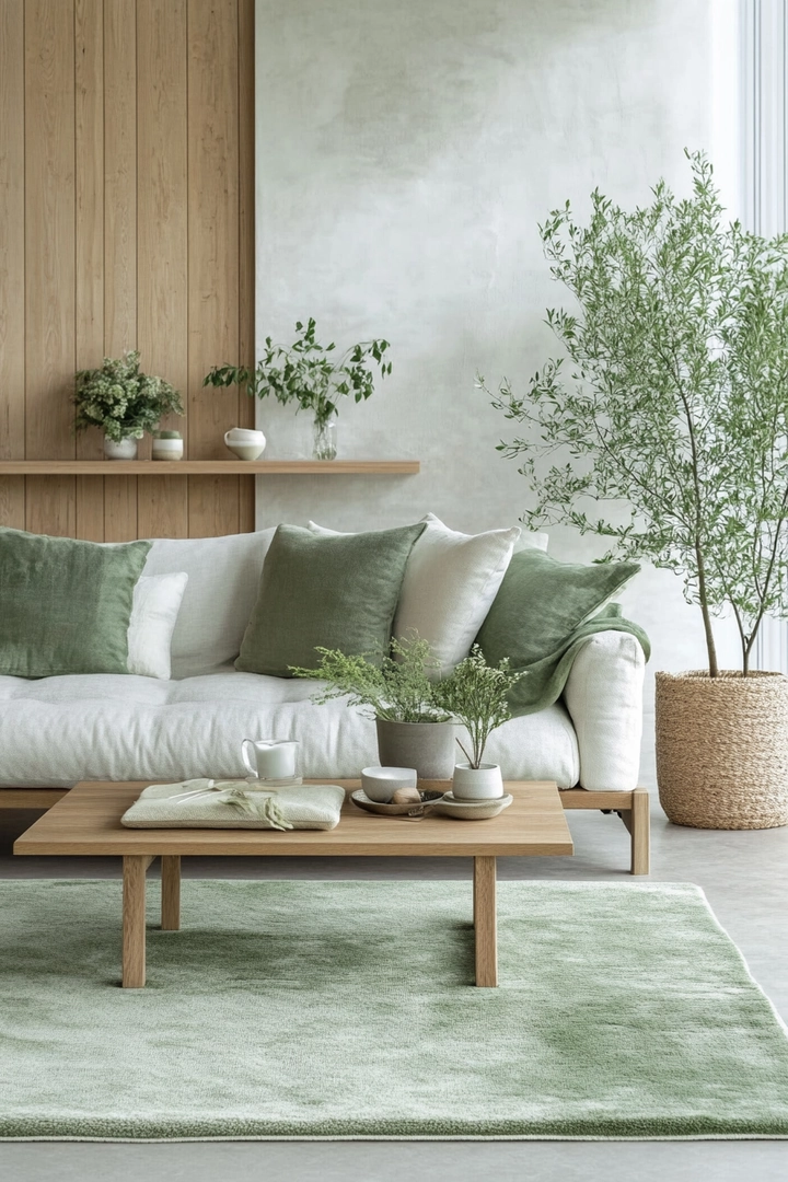 green living room ideas 22