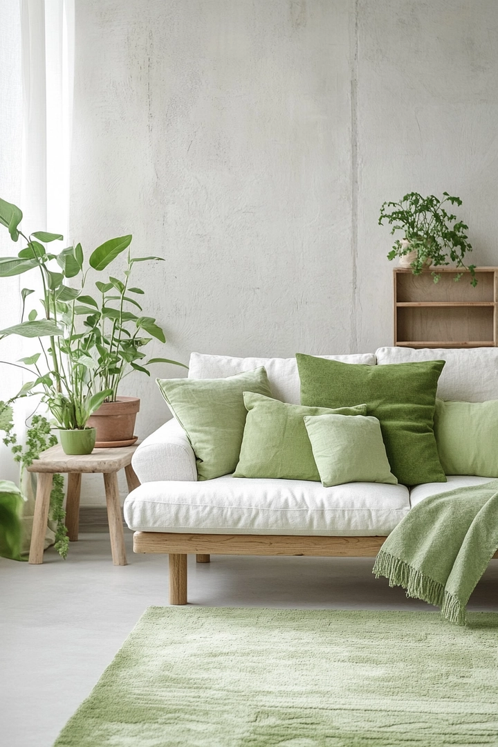 green living room ideas 23