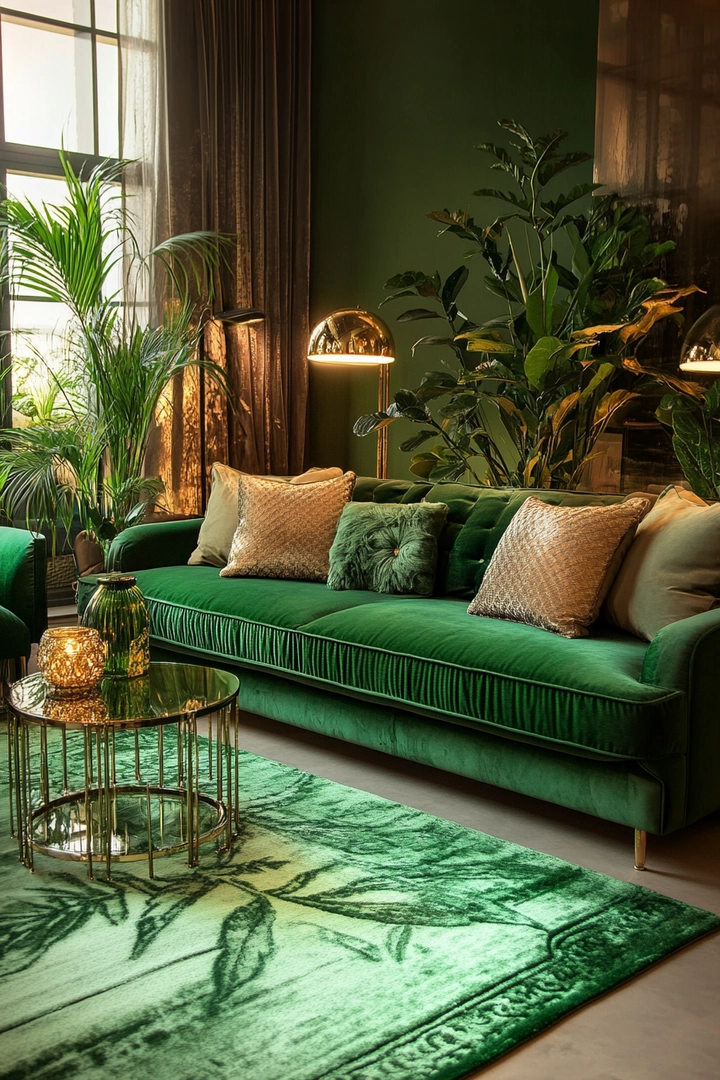 green living room ideas 31