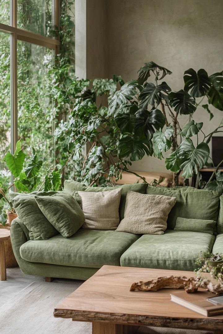 green living room ideas 35