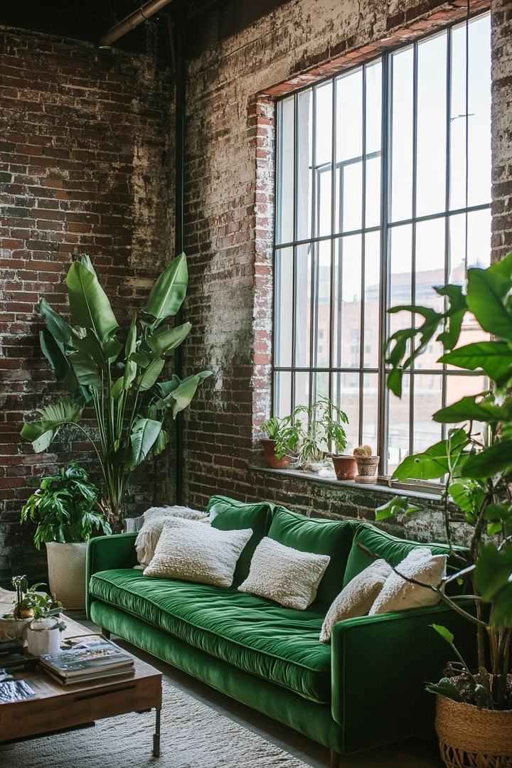 green living room ideas 46