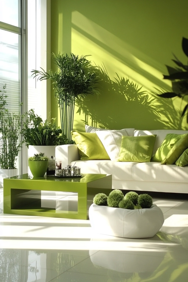 green living room ideas 5