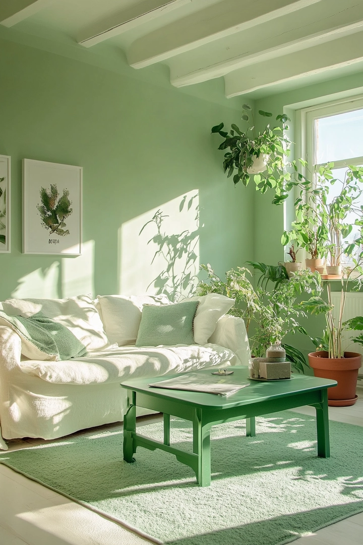 green living room ideas 51