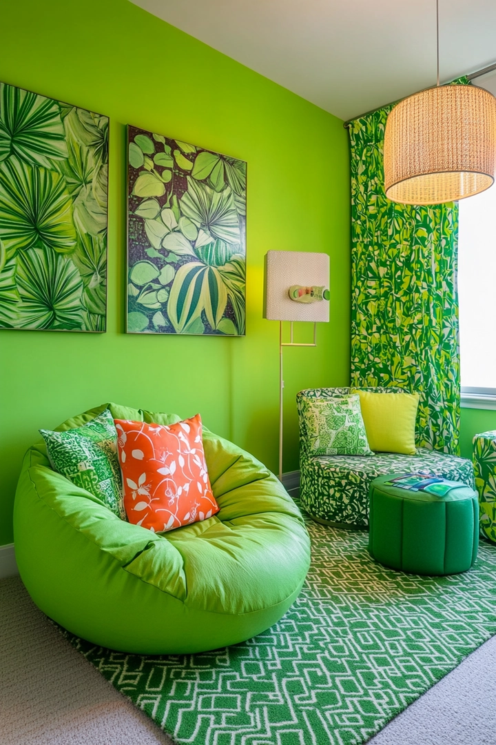 green living room ideas 54