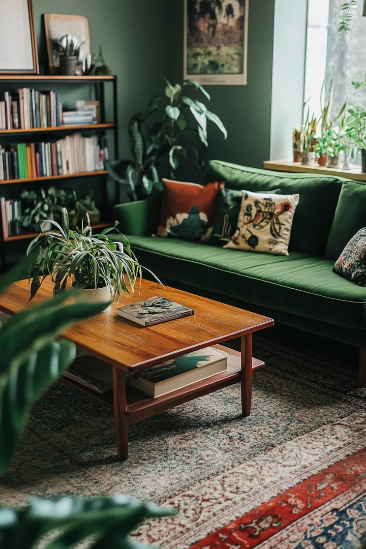 green living room ideas 58