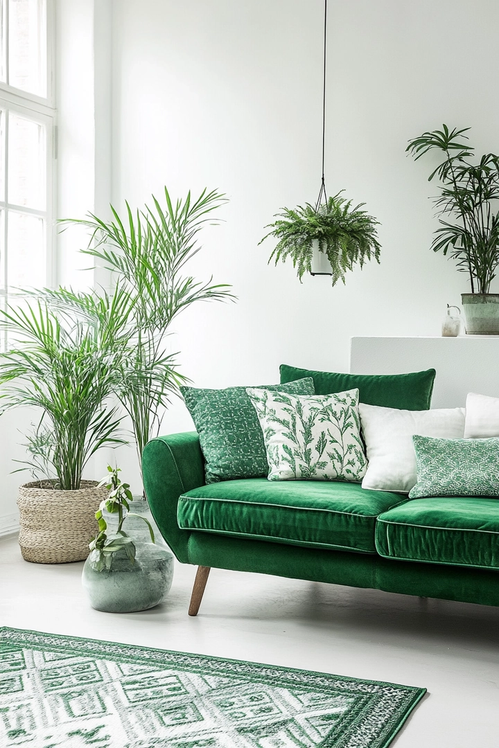 green living room ideas 61