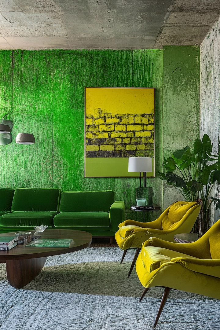 green living room ideas 67