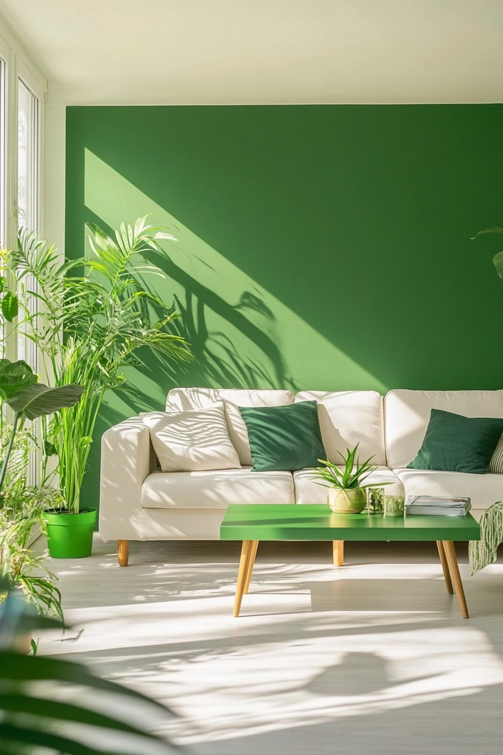 green living room ideas 7