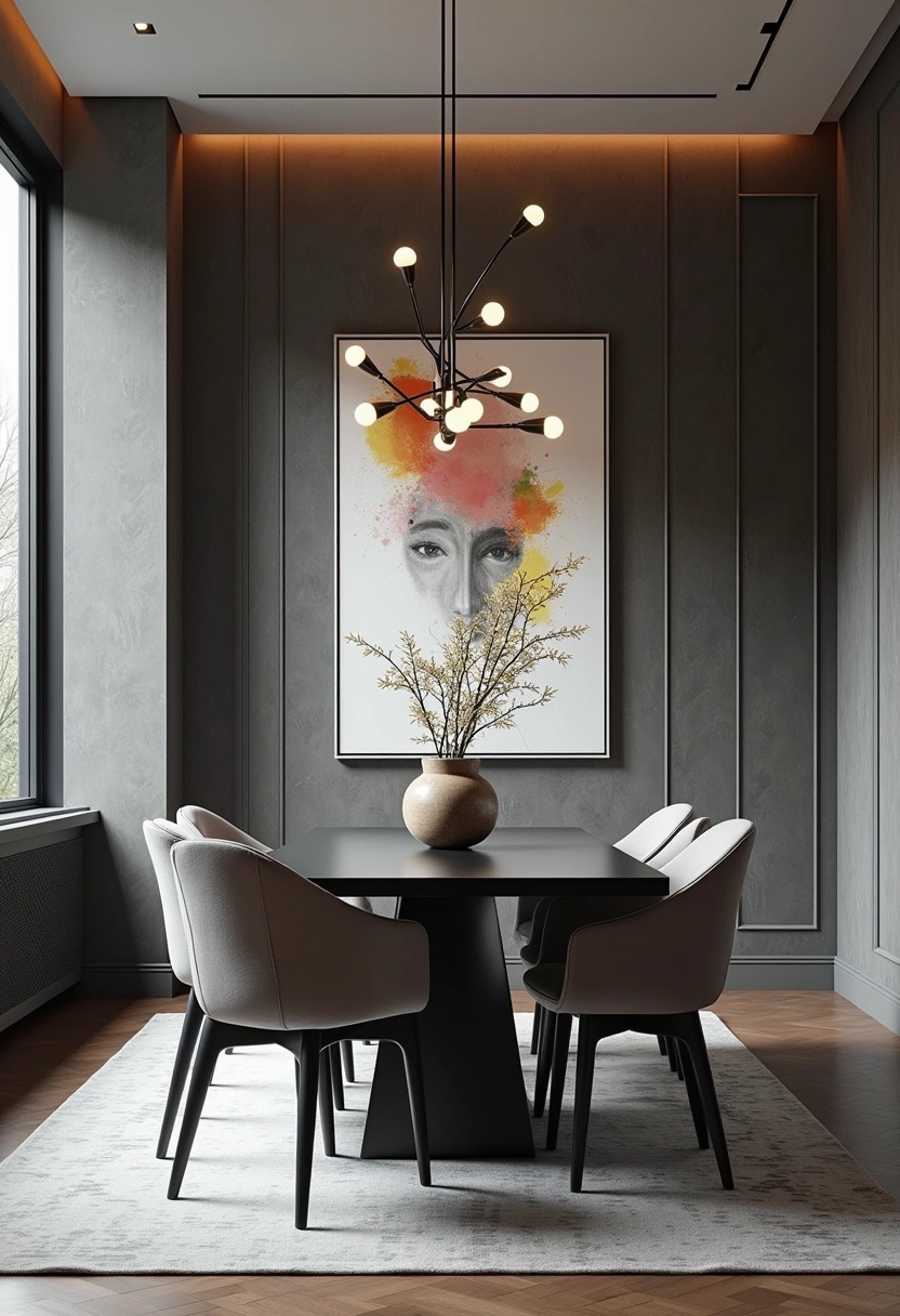 grey dining room ideas 1