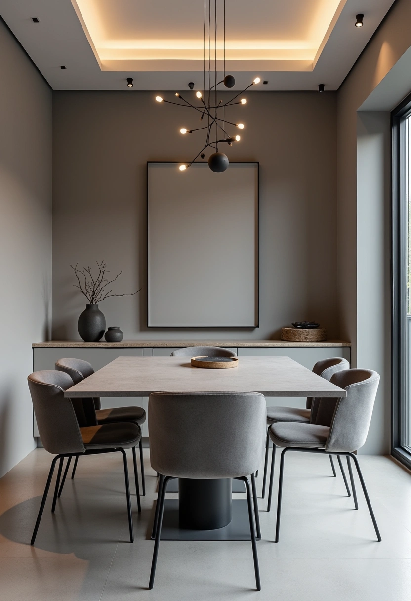 grey dining room ideas 17