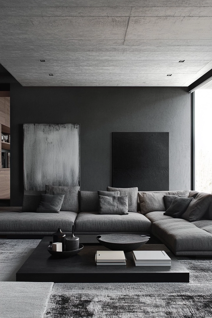 grey living room ideas 33