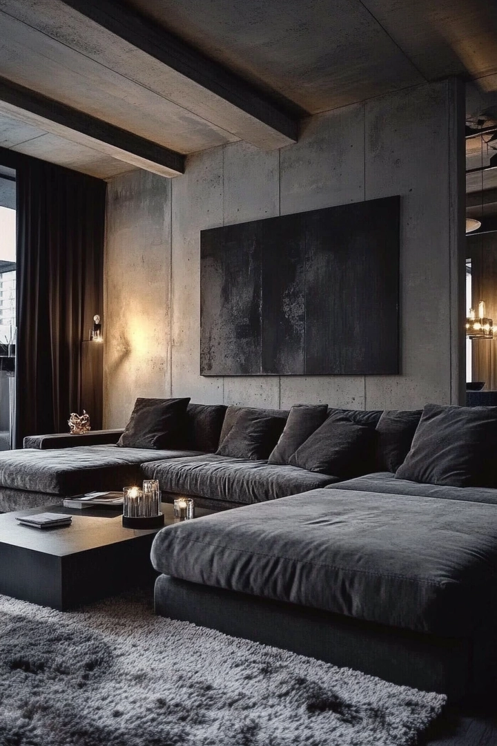 grey living room ideas 38