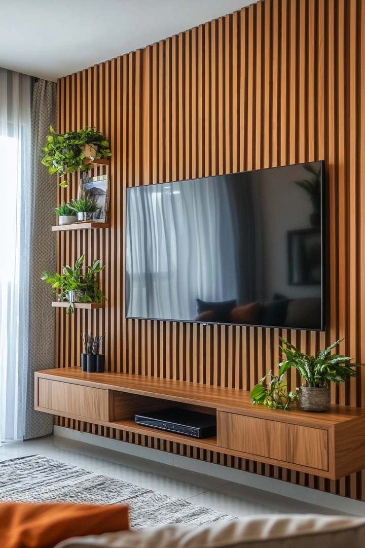 living room tv wall ideas 49