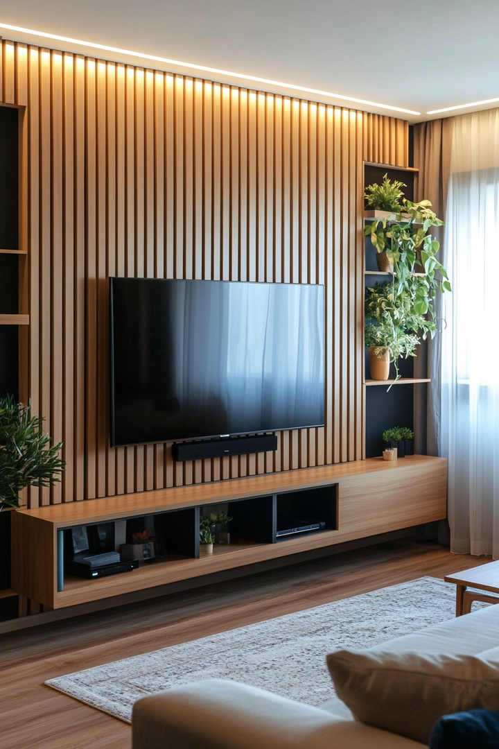 living room tv wall ideas 50