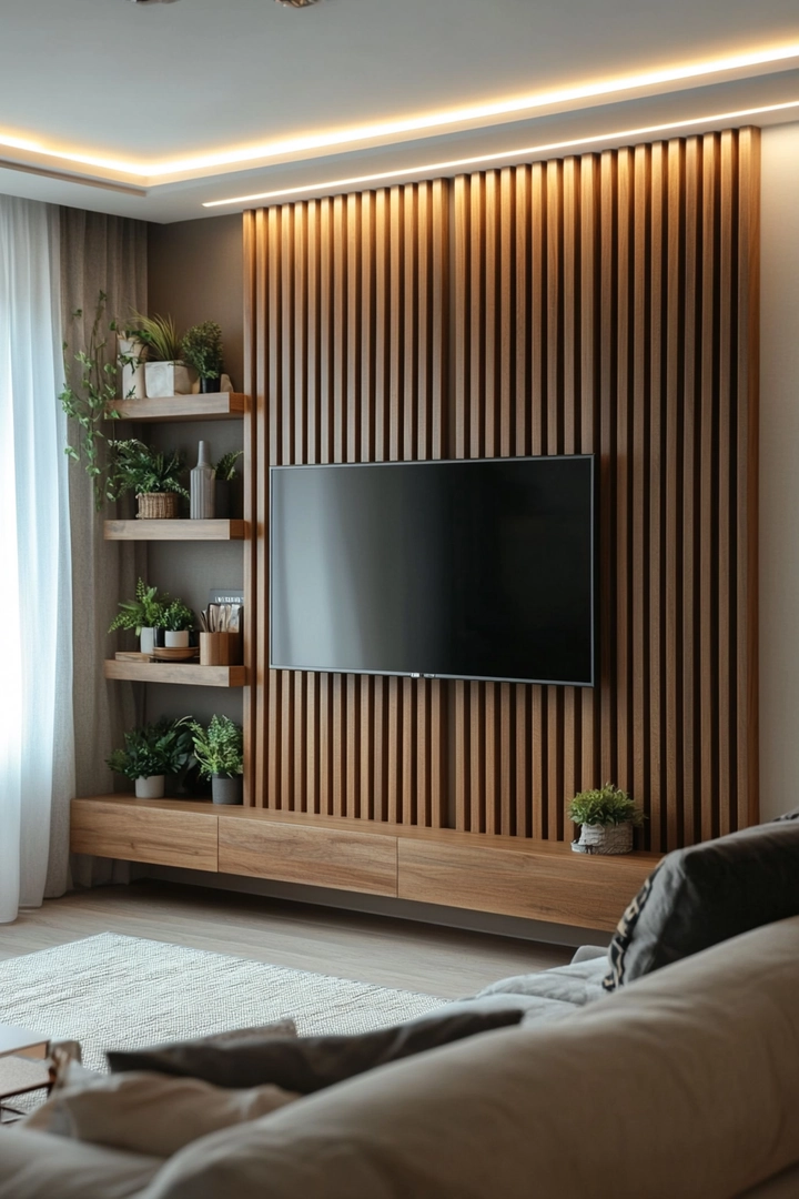 living room tv wall ideas 51