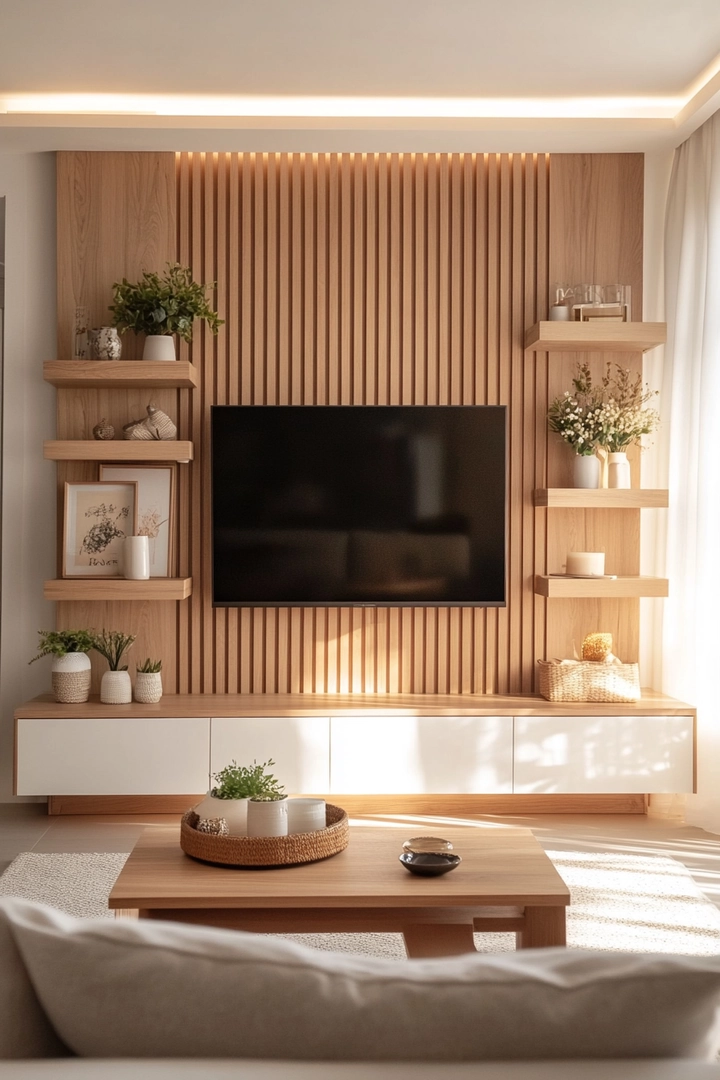 living room tv wall ideas 62