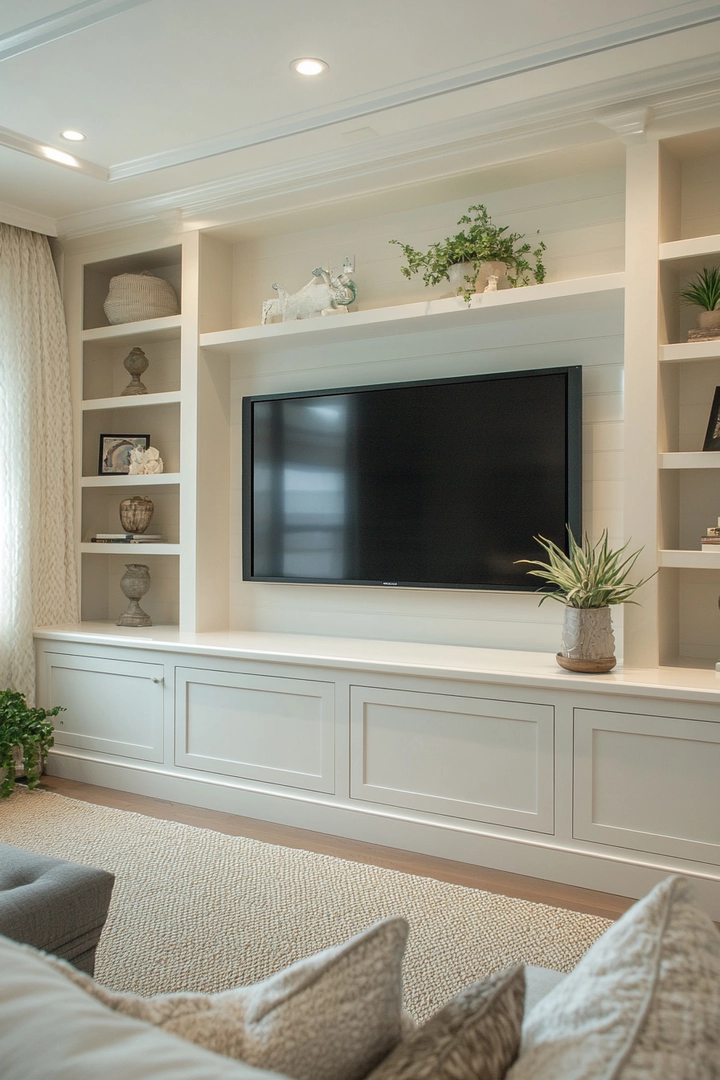 living room tv wall ideas 68